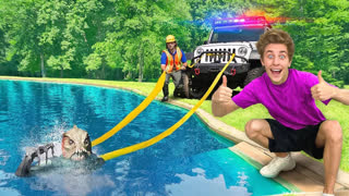 a4 - Охота на ОЗЕРНОГО МОНСТРА ! *Мы ПОЙМАЛИ Его*